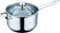 Buckingham Deep Saucepan with Tempered Glass Lid Premium Stainless Steel Cooking Pot Suitable all Heat Source Including Induction 20Cm 3.8 Litres