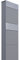 Briefkastenanlage, Design Briefkasten The Box for Two Grau Metallic/Edelstahl - Bravios
