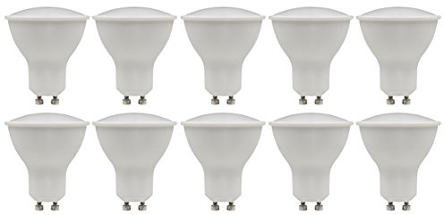McShine - LED Strahler Leuchtmittel | PV-70 | GU10, 7W, 540 lm, 110°, warmweiß | 10er-Pack
