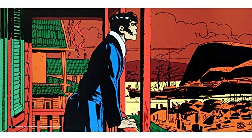 CC Editions Poster Offset Corto Maltese, Mysteries in Hong Kong (50x25cm)