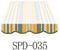 Home & Trends Markisen Volant Markisenbespannung Ersatzstoffe Polyester Maße 3 x 0.23 m 24 Markisenstoffen fertig genäht mit Bordeux (SPD035)
