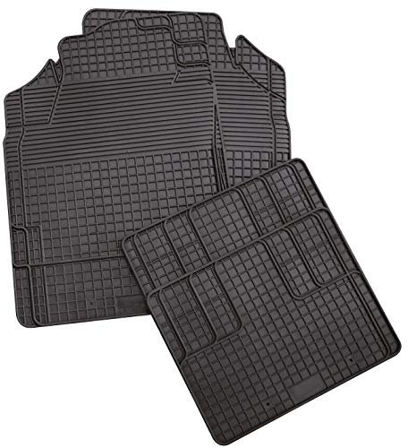 HP Autozubehör 16544 Gummimatten Set Eco 4tlg, schwarz