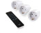 Set de 3 prises Schuko Dio + télécommande - Chacon