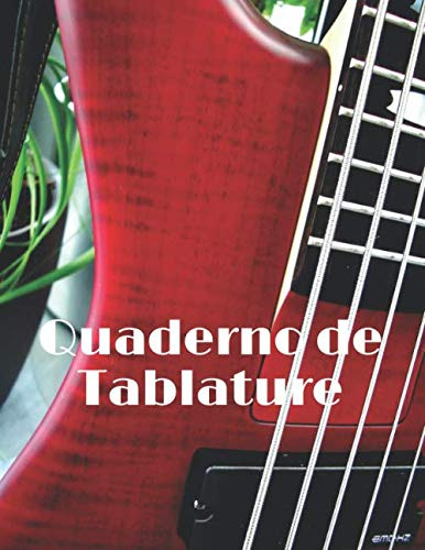 Quaderno de Tablature: Imparare e comporre con più facilità! Quaderno di tabelline bianche da completare per bassisti e suonatori di banjo a 5 corde (5 corde) - 21,59 x 27,94 cm - 150 pagine