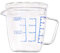 250 ML Glass Measuring Cup Jugs with lid Borosilicate Graduated Glass Jar with Handle Pour Spout Clear Scale Ounce Cup Fluid Oz Cooking Baking Measuring Tool Measure Wine Milk Coffee Cook 8.5 OZ