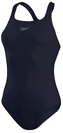 Speedo Damen Eco Endurance+ Medalist Badeanzug | Athletische Passform | Klassisches Design | Recyclingmaterial | Chlorbeständig | Besonders flexibel Badeanzug, True Navy, 32