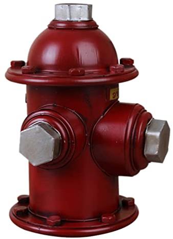 TOPBATHY Blumentopf Hydrant Hund Hydrant Statue Garten Hydranten Figuren Jahrgang Hydranten Ausbildungsplatz für Outdoor- Hof Rasen Dekoration Hydrant Garten Feuerwehr Tisch