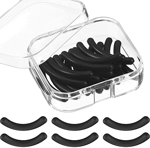 30 Stück Wimpernzange Nachfüllpackungen Silikon Wimpernzange Ersatzpads Gummi Schwarz Wimpernzange Nachfüllpads für Universal Wimpernzange