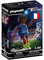 PLAYMOBIL Sports & Action, 71123 Fußballspieler Frankreich mit Kickfunktion und Torwand, ab 5 Jahren