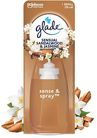 Glade® Sense & Spray™ Nachfüllpack Sensual Sandalwood & Jasmin – mit ätherischen Ölen