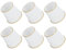 Alvinlite Lampenschirm Hängelampe Klein, Lampenschirm E14, Lampenschirme, 6er-Set, kleine Glocken-Lampenschirme, Weiß, moderner UNO-Einbau für Hängelampe Tischlampe Stehlampe Ersatz