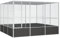 Hommdiy Vogelkäfig Anthrazit 302,5x324,5x211,5 cm Verzinkter Stahl