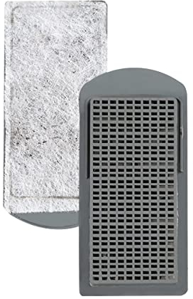 Craftsboys Fish Tank Filter, Silent External Aquarium Filter, Oxygenation, Oil Film Skimmer, Waterfall (Filter Pad for 5W 400L/H)