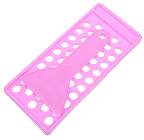 Mobestech Diy Lip Balm Filling Tray Spatula Lipstick Filling Containers Lip Balm Mold for