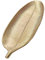 Soulnioi Gold Leaf Jewelry Holder Display Key Tray Leaf Shape Trinket Dish Crystal Small Candle Decorative Tray Rings Organizer for Home Vanity Decor Birthday Gift（40.5x14.5cm）