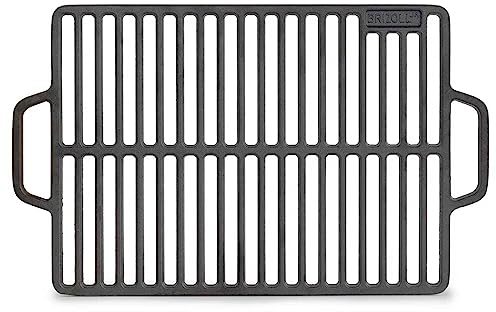4BIG.fun 36 x 26 cm | Grille de cuisson en fonte ronde | Accessoires de barbecue
