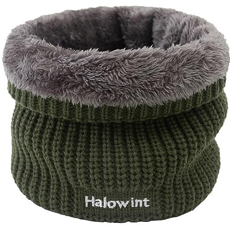 Cozyan Invernale Sciarpa Uomo Donna Caldo Sciarpa in Pile Fodera Spesso Invernale Unisex Moda Cappello Scaldacollo Pile Termico Invernale Ski Moto Ciclismo Sport Neck Warmer