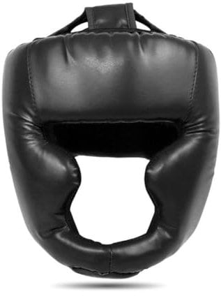 PU Boxen Kopfbedeckung für Erwachsene/Kinder Kickboxen Kopfbedeckung Voll bedeckt Training Sparring Boxen Kopfbedeckung Gym Ausrüstung Kopfschutz