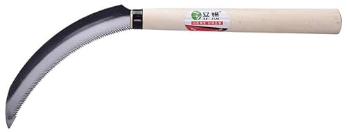 FINPAN Gartenarbeit Japanische Edelstahl Halbmondförmige Sichel 160mm No.2111