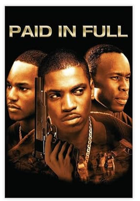 Jdekaec Leinwandposter Paid in Full Movie, Schlafzimmer-Dekor, Sportlandschaft, Büro, Raumdekoration, Geschenk, ungerahmt, 60 x 90 cm