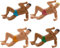 Inevitable Party Wine Charmers | The Original Drinking Buddies | Pack of 4 Sexy Men Drink Markers