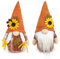 DUOCIYUAN Wichtel Figuren 2 Stück Erntedankfest Wichtel Herbst Wichtel Plüsch Thanksgiving Herbst Plüsch Ornamente Niedliche Wichtel für Herbst Dekoration Handgefertigt Sonnenblume Elf für Geburtstag