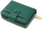 ANYWN Portafoglio da donna piccolo in pelle morbida, piccolo portafoglio da donna, mini portafoglio con grande cerniera portamonete, verde scuro
