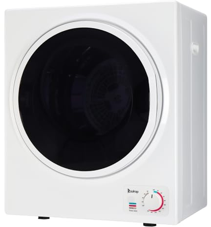Mini Tumble Dryer 850 W, 2.5 kg, Freestanding Clothes Dryer for Motorhomes, Dormitories and Home