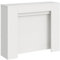 Console Extensible 90x25/211 cm Kiba Frêne Blanc