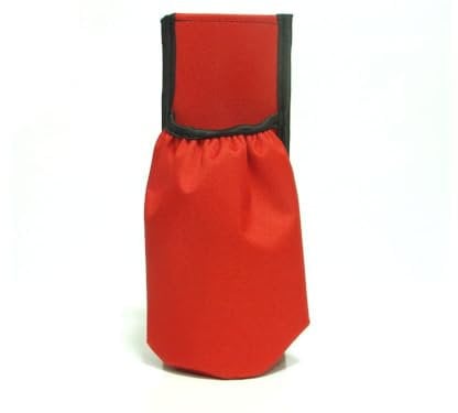 notlok Safety Work – Housse pour extincteur 1 kg avec Fixation Velcro | Support extincteur Voiture Universel | Transport sécurisé, Montage Facile | Matériau résistant | Rouge