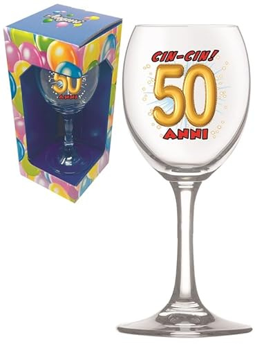 Gläser zum 50. Geburtstag, bedruckt, Geschenkidee zum 50. Geburtstag