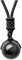 Jovivi Mens 16mm Natural Black Obsidian Rainbow Eyes Stone Lucky Blessing Beads Pendant Necklace with Adjustable Braided Rope Cord For Men Jewellery Gifts