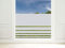 GRAZDesign Sichtschutzfolie Streifen Schmal und Breit, Fensterfolie Blickdicht, Sichtschutz, Glasdekorfolie lichtdurchlässig - 90x57cm / Silbergrau