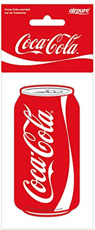 Airflair – Auto Lufterfrischer Original Coca Cola Dose – Autoduft für den Rückspiegel – Duftbaum bekämpft Gerüche im Innenraum & hinterlässt einen süßen Cola-Duft bis zu 30 Tage