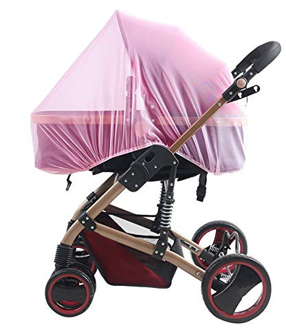 Ototon Moskitonetz für Kinderwagen, Insektenschutz, Fliegengitter für Kinderwagen und Bett, Regenschirm, Universal, für Wiegen, Babys und Kinder