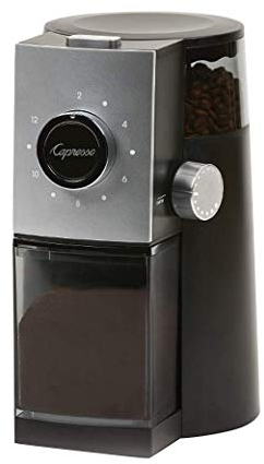 Capresso 597.04 Grind Select Kaffeemühle, Kunststoff, Schwarz