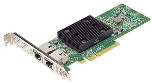 Lenovo nx-e Internal PCI Ethernet Network Card and Adapter – Internal Network Card and Adapters (10000mbit/S; Wired; PCI-E; Ethernet; 10000 Mbit/s, Black/Green) (Refurbished)