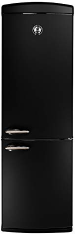Küppersbusch Retro Kühl-Gefrierkombi FKG6875.0S, 145 Jahre Glück Auf Edition, schwarz matt, Zechenedition, A++, NoFrost, 324 Liter