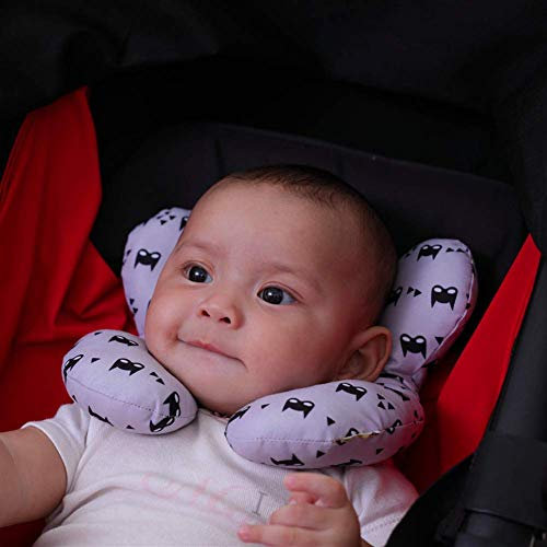 YIWOYI Stillkissen für Babys, U-förmiges Stillkissen für Babys, mit Katzenmotiv
