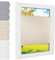 Plissee Klemmfix [Creme, 35x120 cm] ohne Bohren für Tür & Fenster, Faltrollo mit einfacher Montage/Bietet optimalen Sichtschutz und Privatsphäre, idealer Sonnenschutz