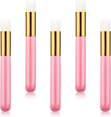 PROUSKY 5 Stück Wimpern Shampoo Bürste Nase Poren Tiefenreinigung Bürste Peel-Off Mitesser Bürste Remove Tool Wimpernbürste Reiniger und Bürsten Mascara Zauberstäbe für die Gesichtsreinigung