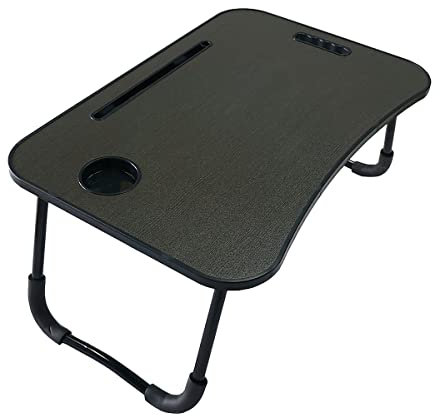 THE DUO Workstation per laptop (Multimedia Laptop Table) - Legno nero
