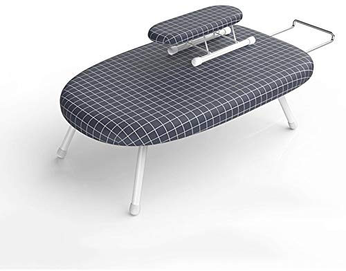Petite planche à repasser, planche à repasser de bureau à domicile planche à repasser en plastique résistant à la chaleur pliante facile à ranger table à repasser, planches à repasser 60 * 37 * 17CM (