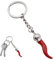Schlüsselanhänger mit Anhängern emailliert in Hornform Scaramantic Glücksbringer - Neapolitanisches Hörner Herren oder Damen, Scaramanzia – Cornicello Amulett Chili Neapel, Hörner M, M