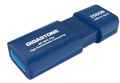 GIGASTONE 256GB Hochleistungs SSD Flash-Laufwerk, Z80 USB 3.2 Gen 2, 1000MB/s Hyper Speed, Capless, Daten­speicherung, Backup für PC/Mac, USB 2.0/3.0/3.1 Kompatibel