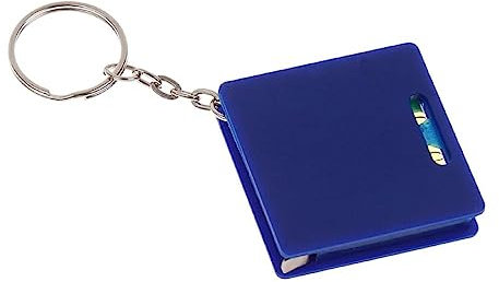 Mini Ruban À Mesurer Porte-clés Amélioré Avec Règle En Acier De Forme Carrée Et À Bulle 1 Mètre Ruban À Mesurer Pour Ménage Petit Ruban À Mesurer En Acier Règle Porte-clés De