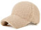 YAMEE Wintermütze Damen Plüsch,Damenmütze Plüschhüte,Basecap Baseballcap Herren Winterkappe,Wintercap Unisex Baseballmütze Outdoor Sport Warme für Alltag Freizeit 56-59cm