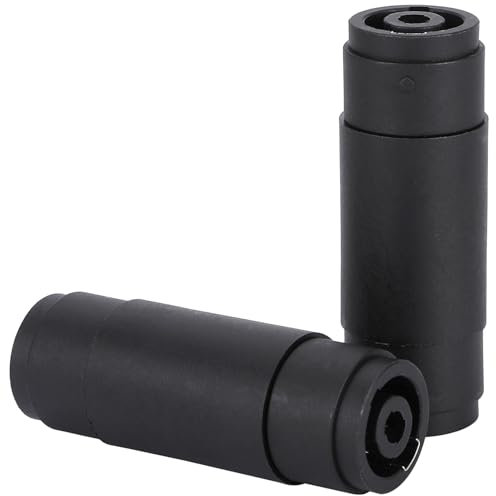 Greluma 2 pièces nl4fc câble haut-parleur adaptateur de connecteur nl4mmx,haut-parleur/amplificateur 4 broches,speakon prise de coupleur femelle à femelle