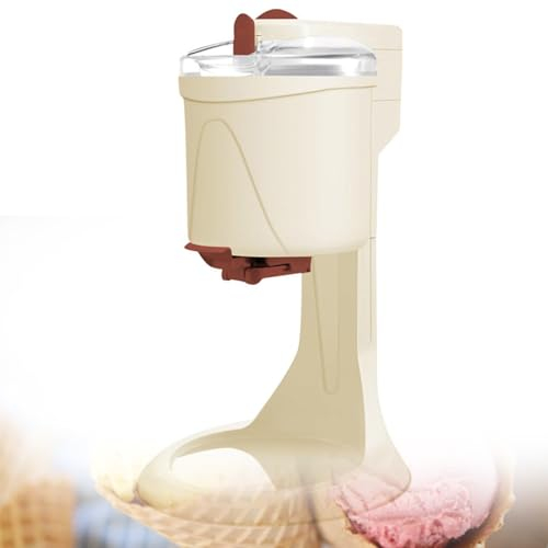 Lakenbroade Machine à Crème Glacée Entièrement Automatique pour Enfants - Yaourt Sorbet DIY Soft Serve Sherbet - Congélateur de Fruits et Pâte de Fruits,220V