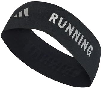 adidas Unisex RUNNING CLIMACOOL HEADBAND, Black/Reflective Silver, M